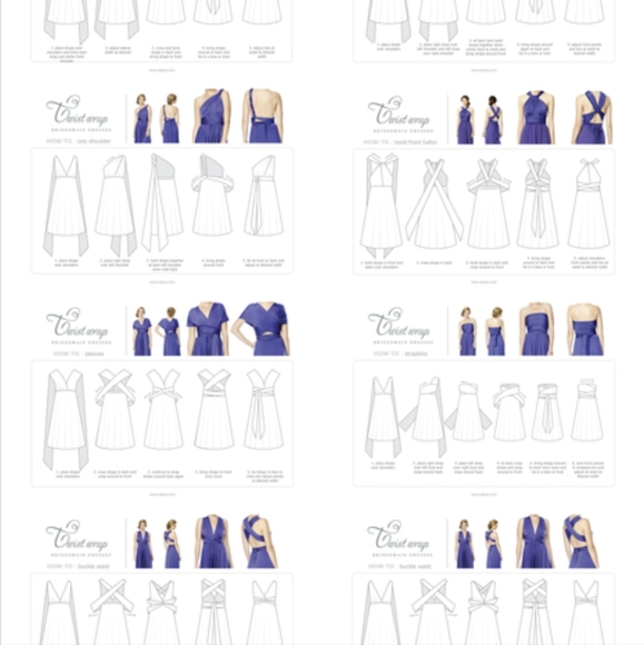 TWIST WRAP CONVERTIBLE COCKTAIL DRESS in Soft Pink, Size S/M - Picture 3 of 5